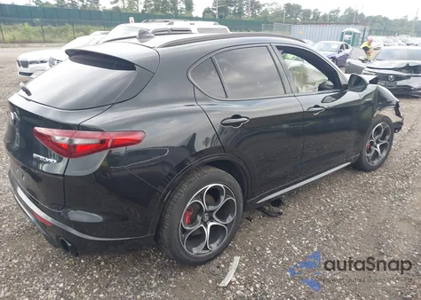 2022 Alfa Romeo Stelvio Ti/Ti Sport from USA, damaged, VIN ZASPAKBN2N7D37405